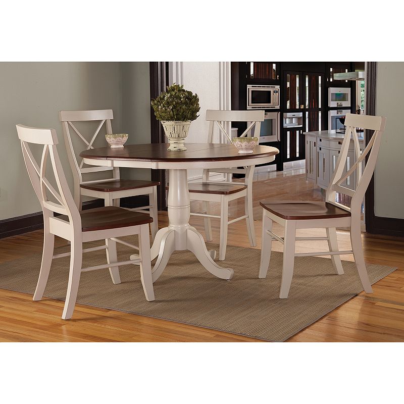 International Concepts 36 Round Dining Table 5-piece Set