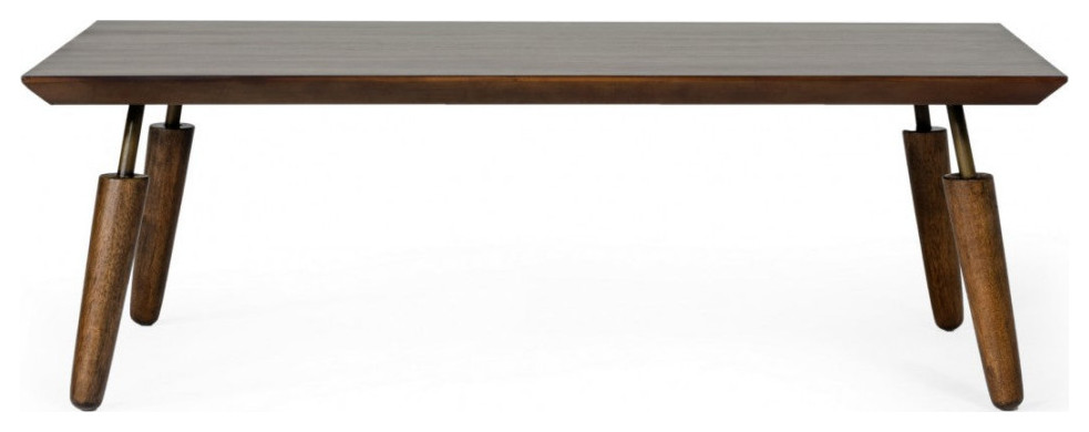 Naiad Mid  Century Modern Acacia Coffee Table   Midcentury   Coffee Tables   by V.S.D Furniture  Houzz