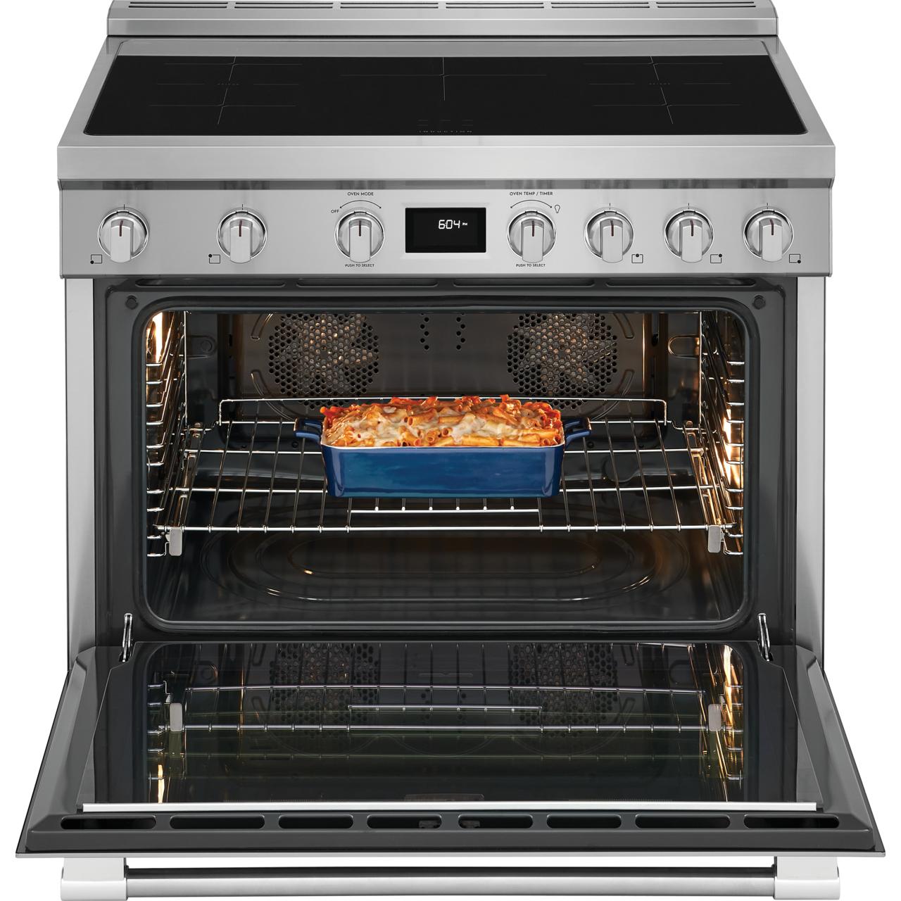 Frigidaire Professional 36-inch Freestanding Induction Range with Convection Technology PCFI3670AF