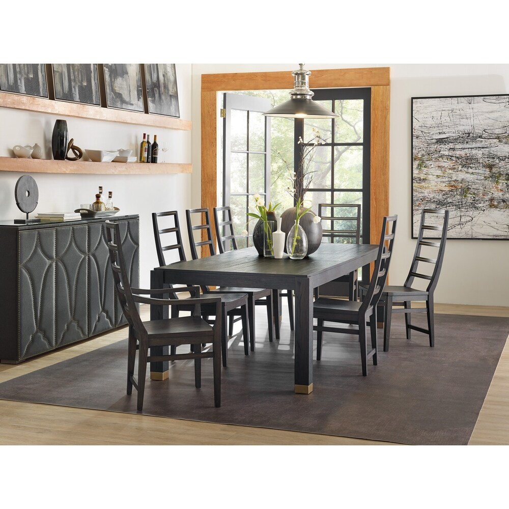 Curata Rectangle Dining Table w/2 20in leaves   82\