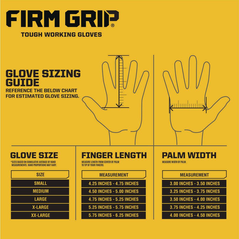 FIRM GRIP Men's Large Nitrile Glove (3-Pack) 63837-024