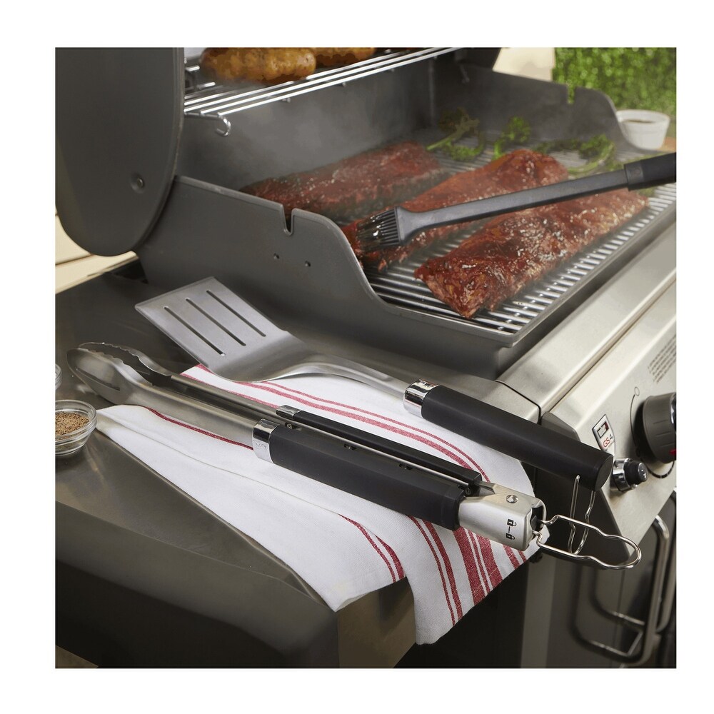Weber Precision 3 Piece Grill Set (Stainless Steel)