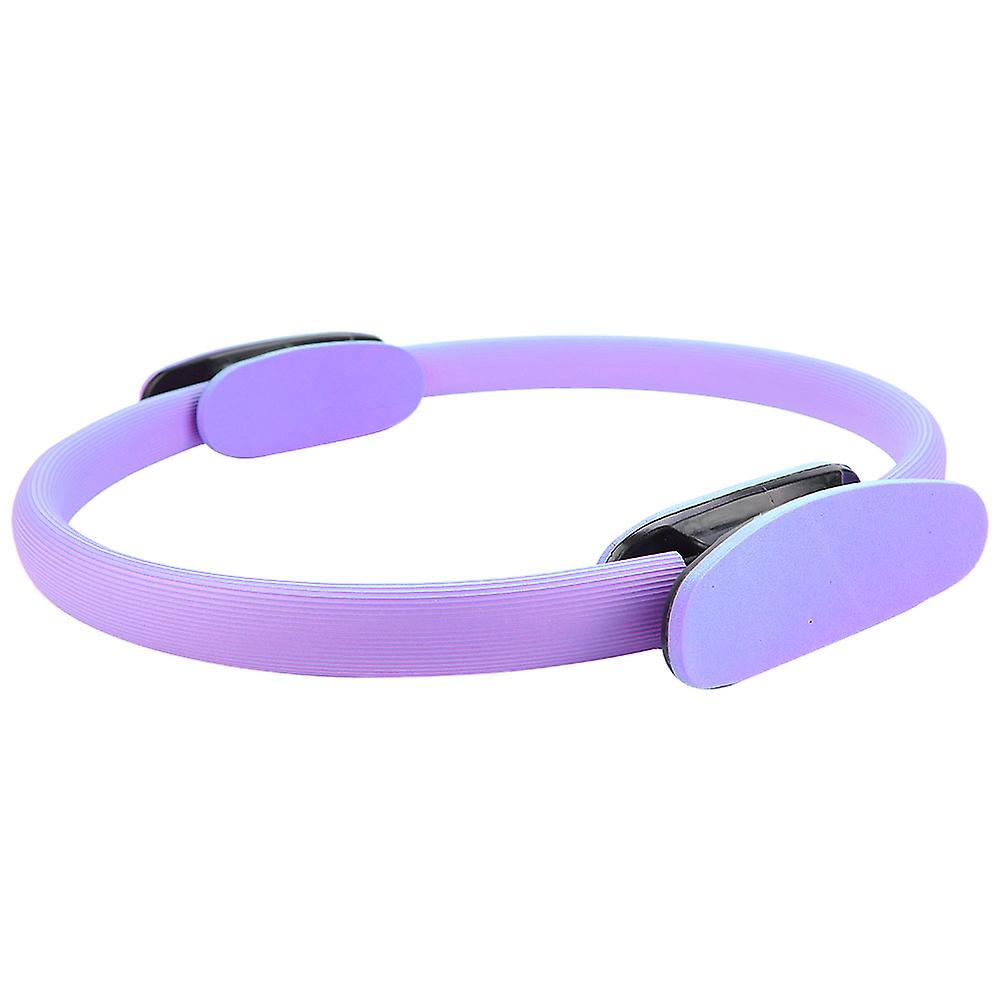 4 Colors Dual Grip Yoga Pilates Ring Resistance Circle For Thighs And Legs Fitness Purple