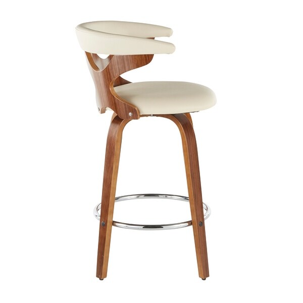 Carson Carrington Viby Mid-century Modern Counter Stools (Set of 2)