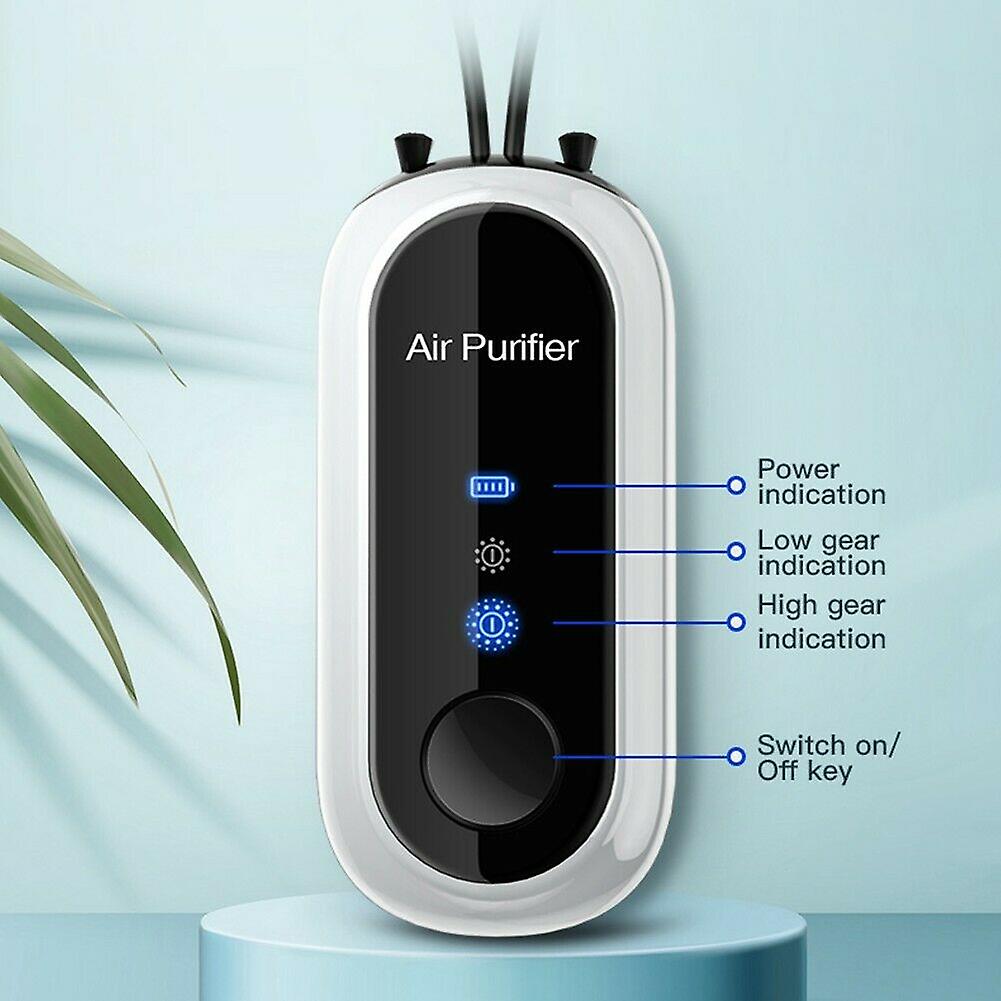 Neck Air Purifier Portable Negative Ions Air Cleaner Air Freshener Deodorant