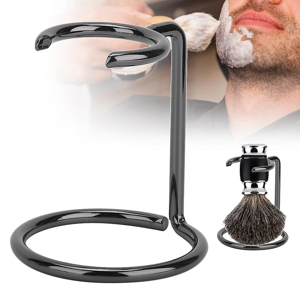 Men Shaving Brush Stand Razor Holder Stainless Steel For Salon Home Travel Use