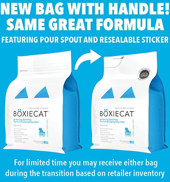 Boxiecat Premium Unscented Clumping Clay Cat Litter