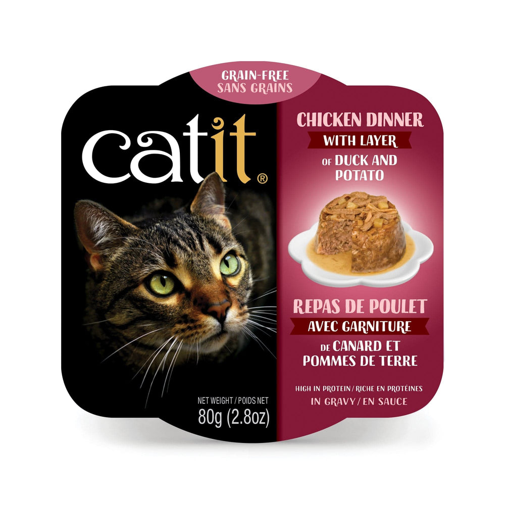 Catit Chicken Dinner with Duck and Potato Grain Free Wet Cat Food