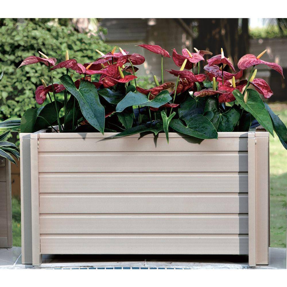 New Age Pet Rectangular 30 in. ECOFLEX Garden-Flower Planter EPLT103-R30