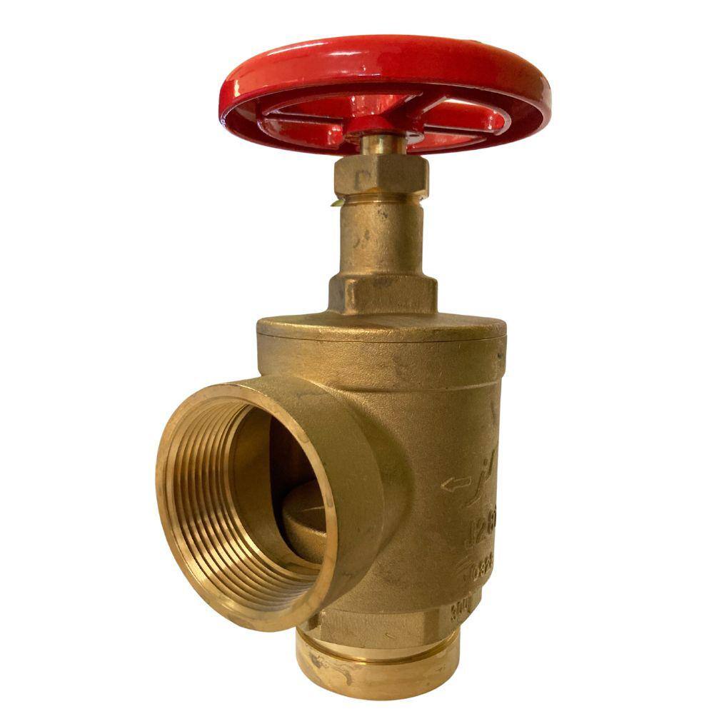 CMI inc 2-12 in. Brass Fire Hose Valve (GRV x FNPT) J281-FIP