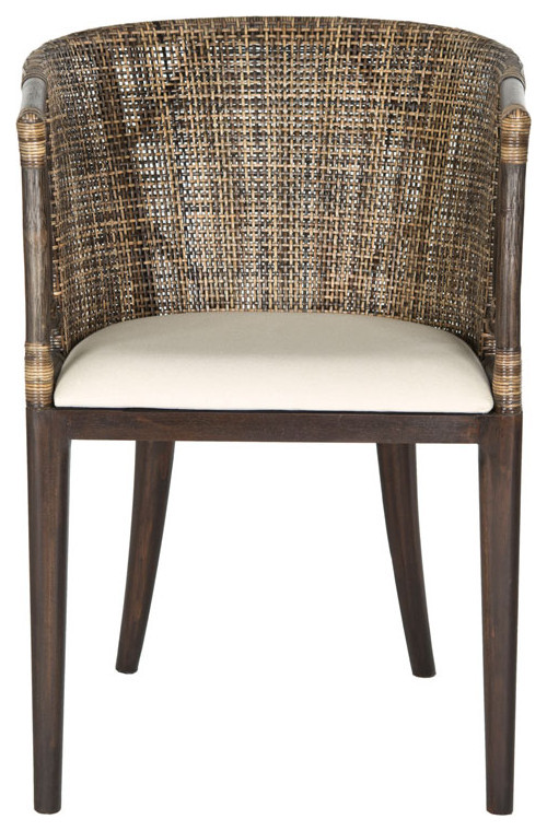 Nigel Arm Chair Brown/ Black Multi   Modern   Armchairs And Accent Chairs   by Virgil Stanis Design  Houzz