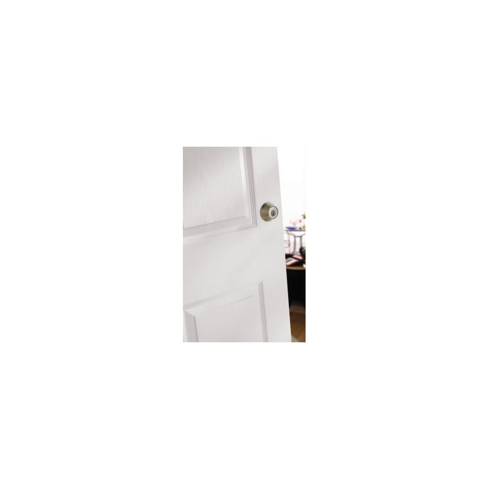 Kwikset SmartKey Door Deadbolt Satin Nickel Single Cylinder ;