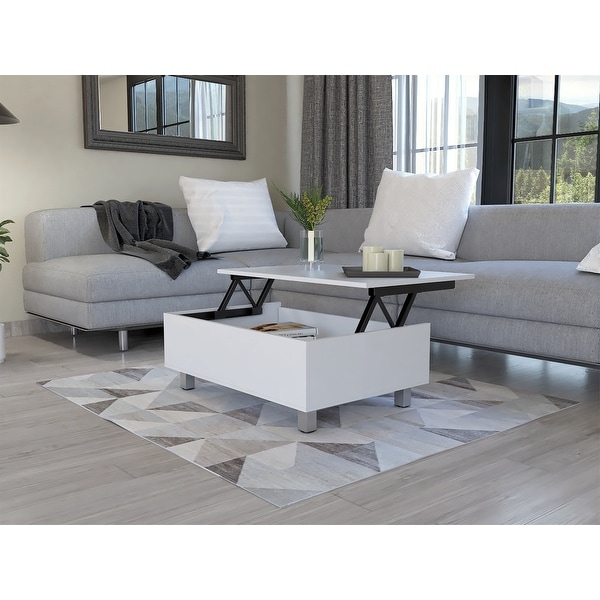 Lift Top Coffee Table with Four Legs