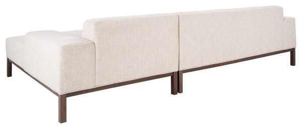 Safavieh Couture Dove Mid Century Sectional   Transitional   Sectional Sofas   by Safavieh  Houzz