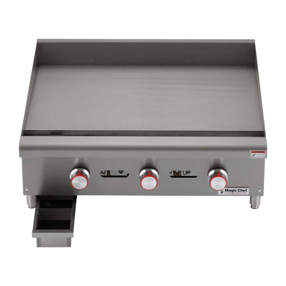 Magic Chef 36 in. Commercial Manual Countertop Griddle MCCMG36A