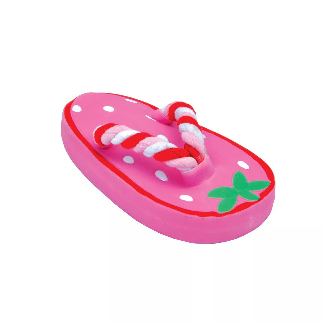 Lil Pals Strawberry Flip Flop Dog Toy