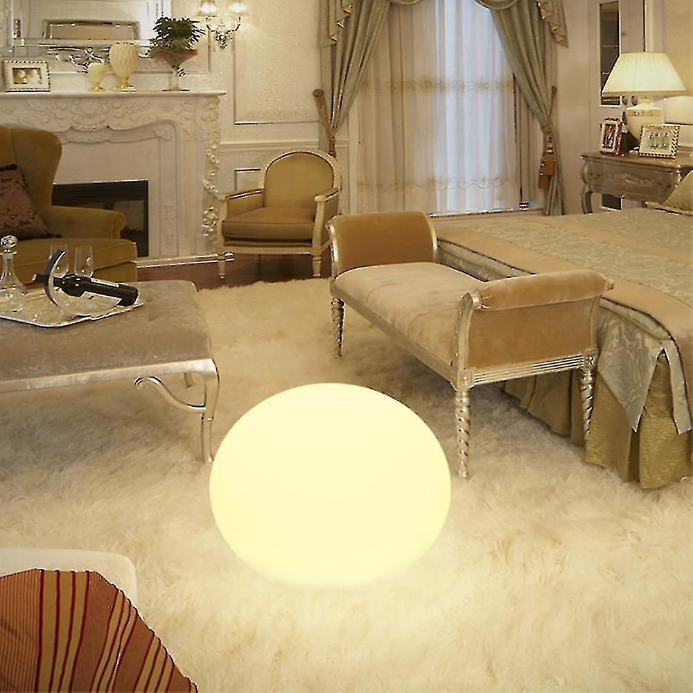 10w Led Ball Floor Lamp Background Light Bedroom Warm Plug-in Dimmable Ball Light (warm Light)