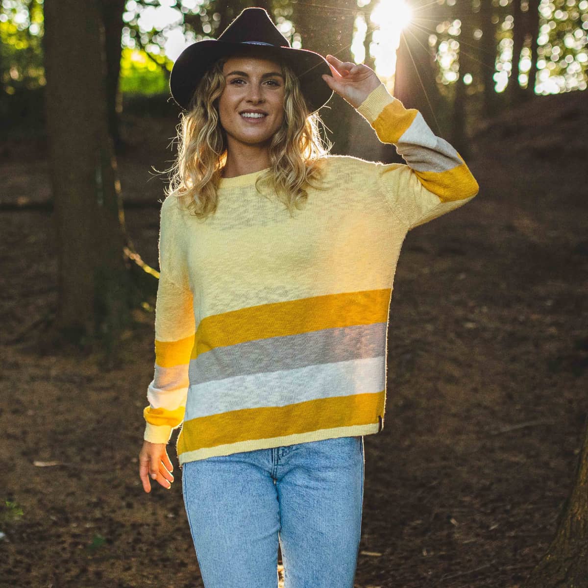 Dusk Knitted Jumper - Mellow Yellow