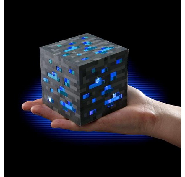 Thinkgeek Inc Minecraft Light Up Diamond Ore