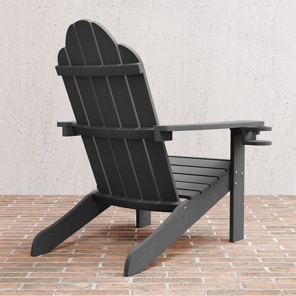 LUE BONA Plastic Poly Weather Resistant Outdoor Patio Adirondack Chair 1Pack