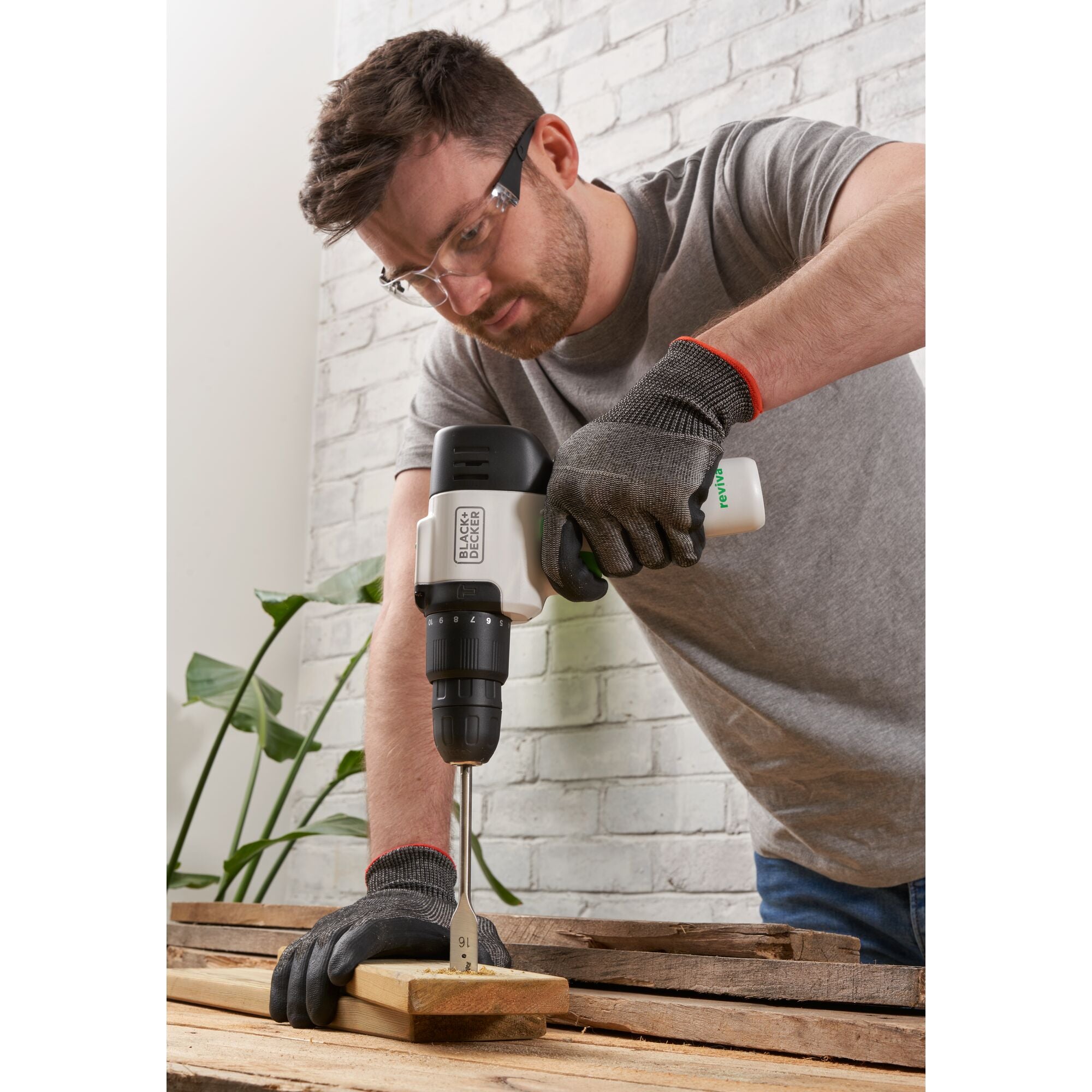 reviva™ 12V MAX* Cordless Drill with Charger and Double-Ended Screwdriver Bit