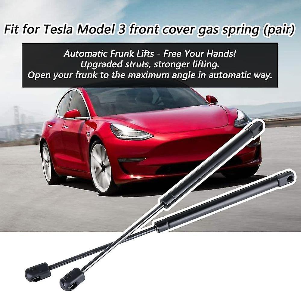 New 2pcs Front/rear Trunk Gate Tailgate Boot Gas Lift Struts Compatible With Tesla 3 2017 2018 2019