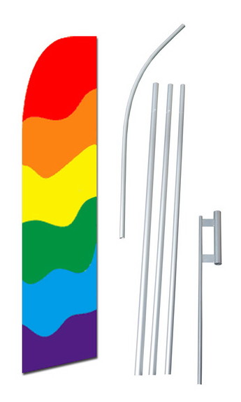 NEOPlex SWF 155 4PL SGS Rainbow Swooper Flag Kit