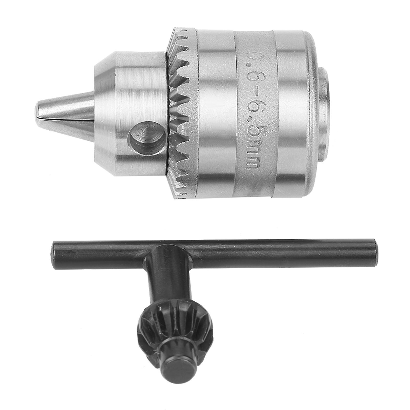 0.6-6mm Mini Key Type Drill Chuck With Chuck Key For Electric Power Drill (3/8-24unf)