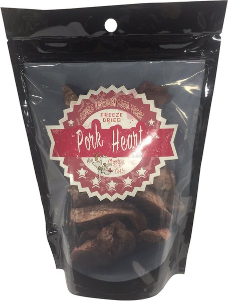 Chasing Our Tails Single Ingredient Pork Heart Freeze-Dried Dog Treats