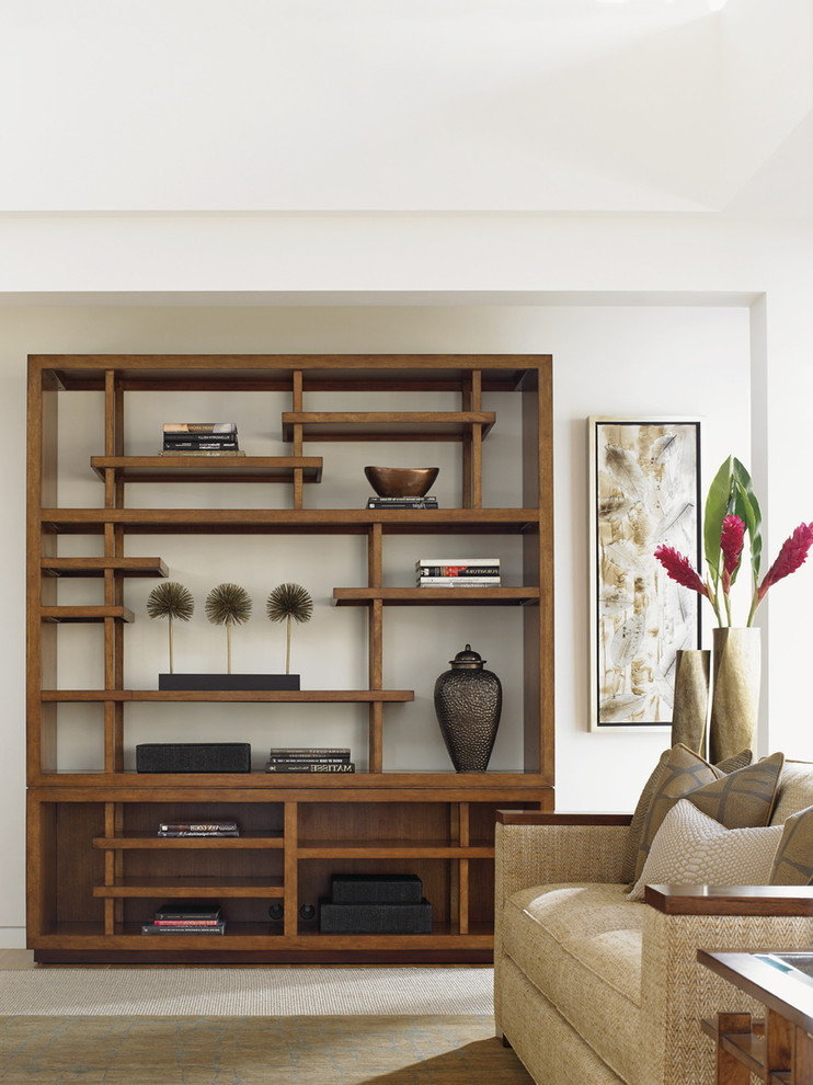 Emma Mason Signature Oak Haven Media Bookcase  Dark Walnut  TOM0135   Transitional   Bookcases   by Emma Mason  Houzz