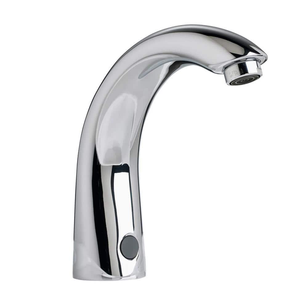 American Standard Selectronic DCPowered Single Hole Touchless Bathroom Faucet with Cast Spout in Polished Chrome