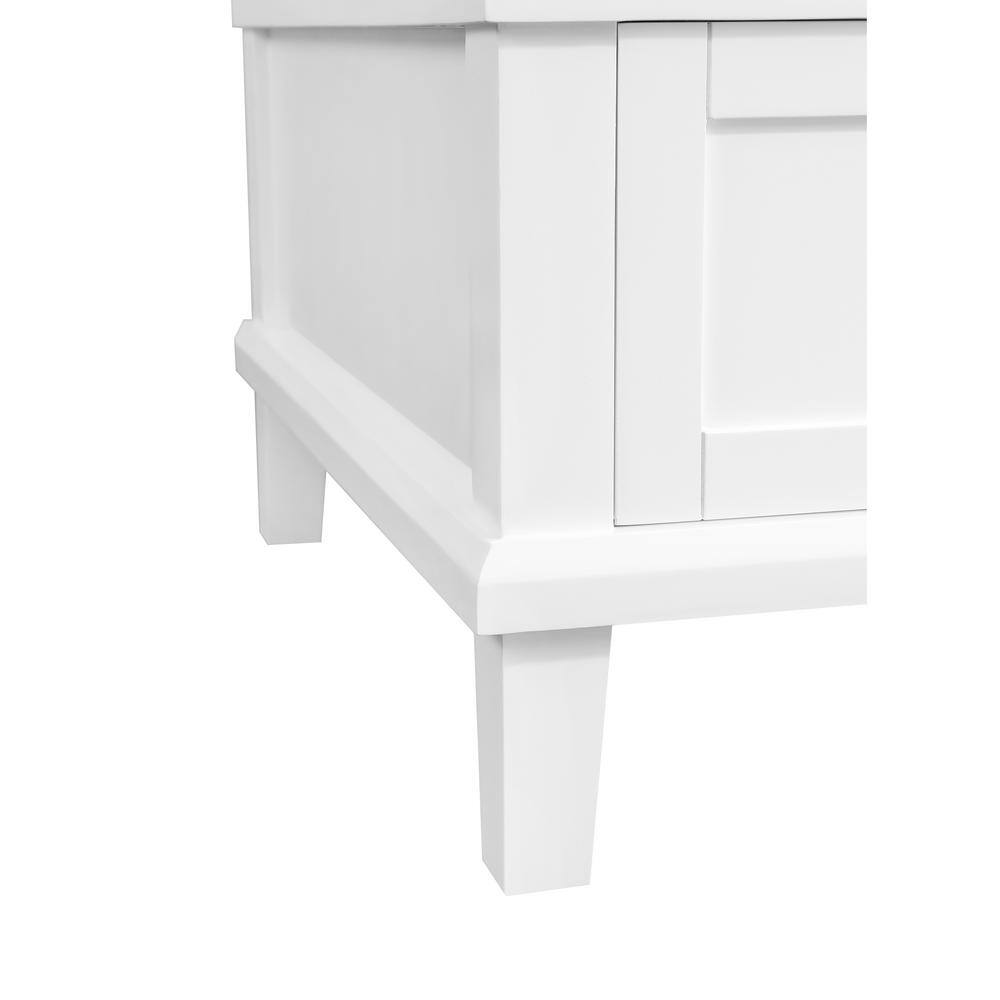 Home Decorators Collection Merryfield 48 in. W x 21-12 in. D Bathroom Vanity Cabinet Only in White 19112-V48-WT