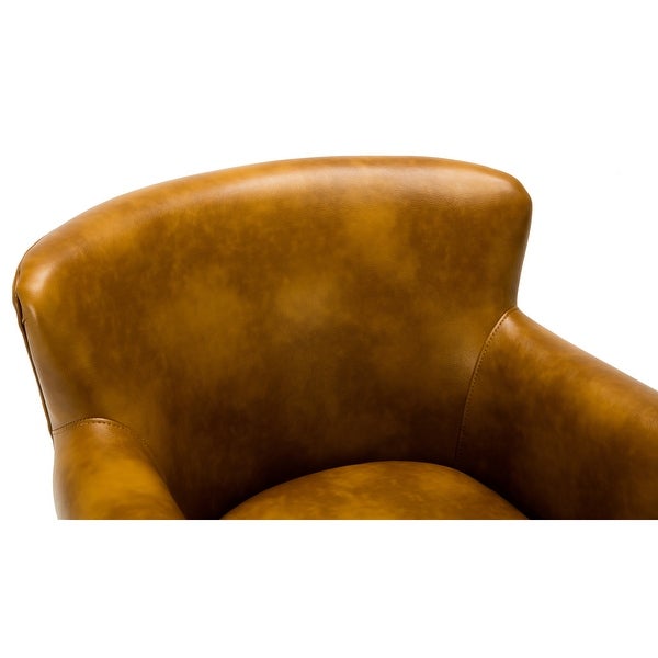 Hendrick Faux Leather Club Chair by Greyson Living