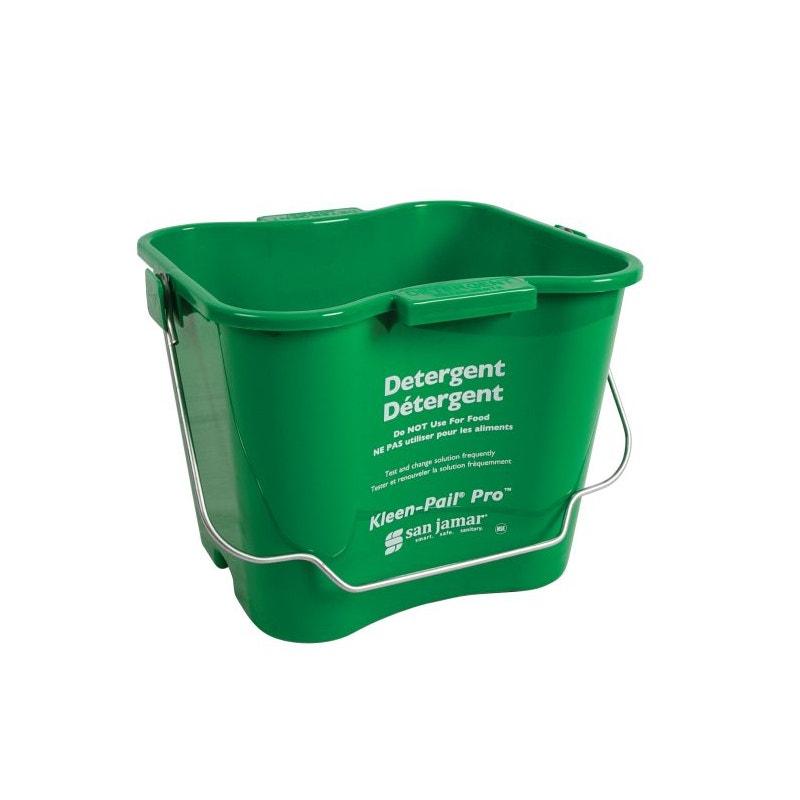 San Jamar KPP256GN Cleaning Kleen-Pail， 8 Qt.， Green