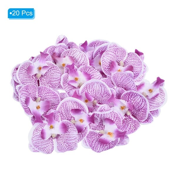 Artificial Silk Butterfly Orchid Flower Heads for Floral Bouquet Decor