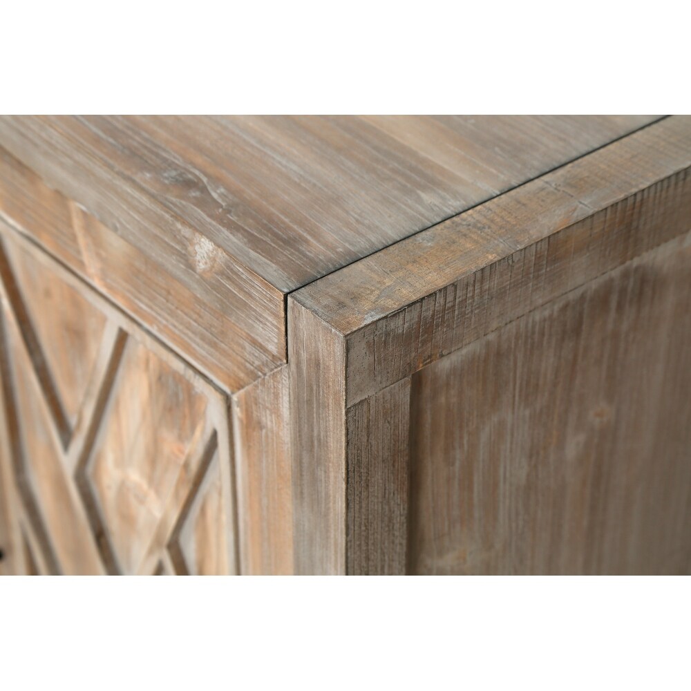 4 Door Wooden Twill Cabinet