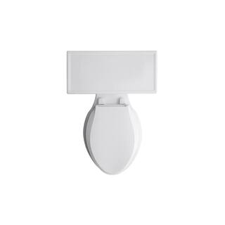 KOHLER Memoirs Stately 2-Piece 1.28 GPF Single Flush Elongated Toilet in White Seat Not Included 3817-RA-0