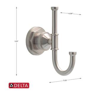 Delta Lochurst Towel Hook in SpotShield Brushed Nickel LHT35-BN