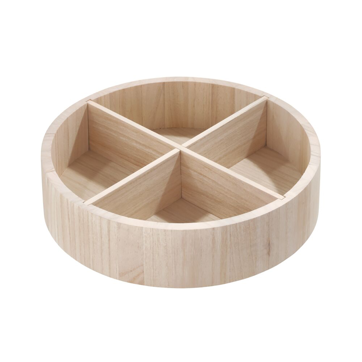 The Home Edit Sand Divided Lazy Susan