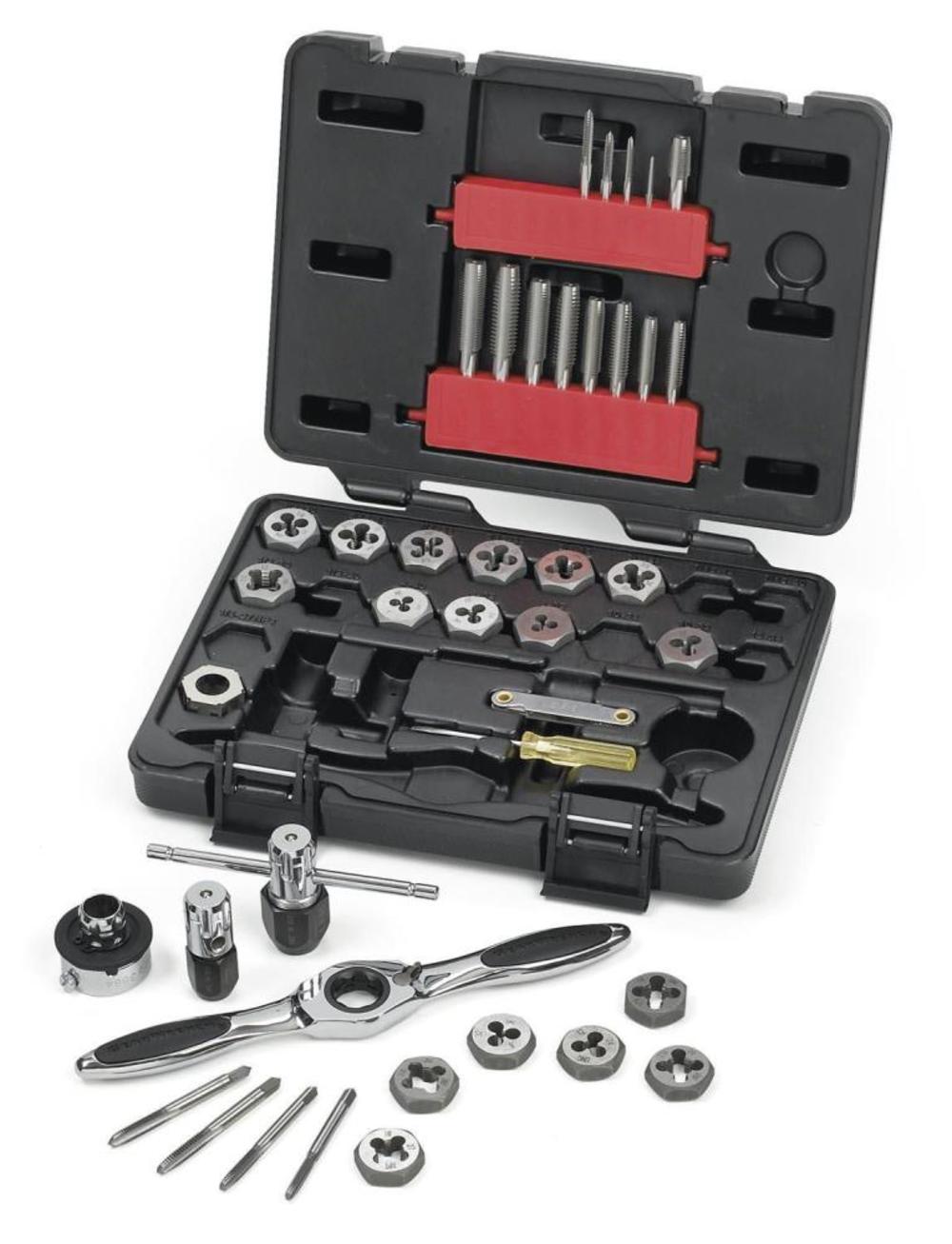 GEARWRENCH 40pc SAE Ratcheting Tap and Die Drive Tool Set 3885 from GEARWRENCH