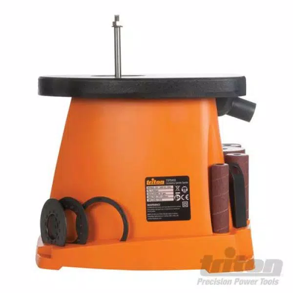 Triton 3.5 Amp Cast Iron Top Oscillating Spindle Sander and#8211; XDC Depot