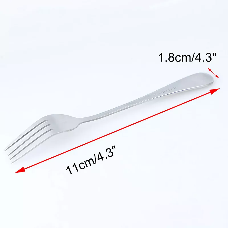 Household Tableware Stainless Steel Dinner Fork 6.8 Length 5Pcs