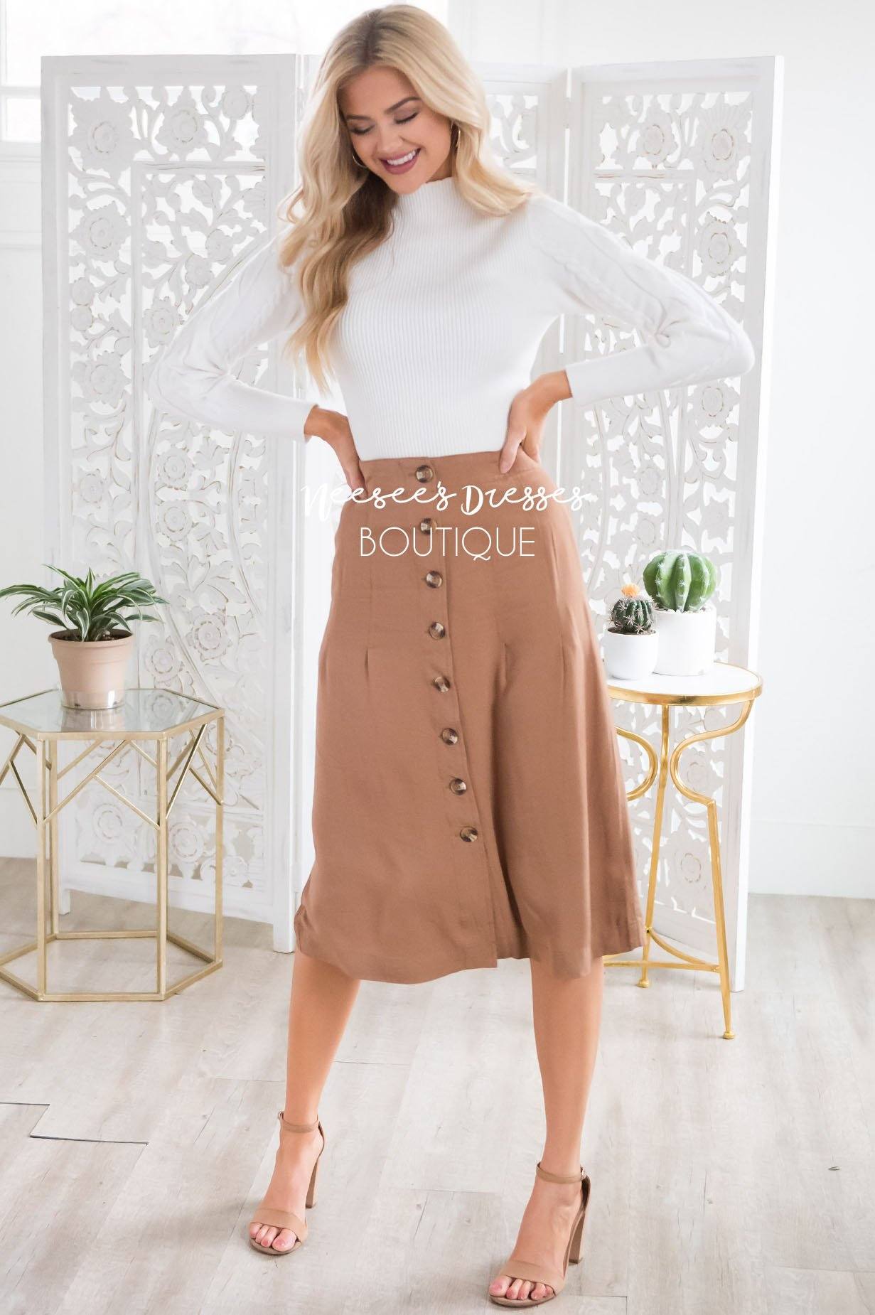 Happy Days Button Skirt