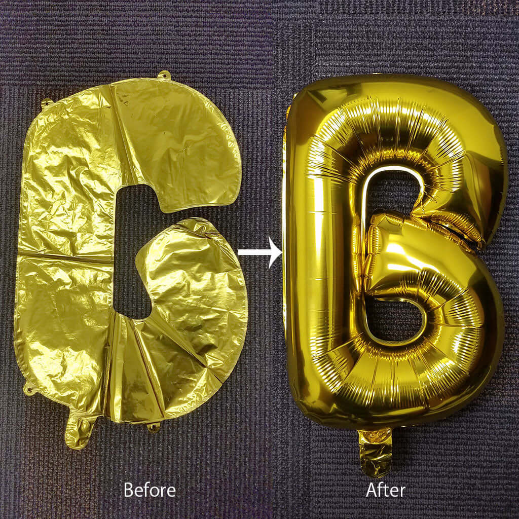 Shiny Metallic Gold Mylar Foil Helium/Air Number and Letter Balloons 40