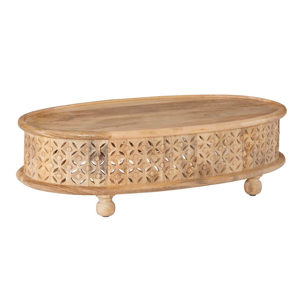 Jennifer Boho Oval Coffee Table