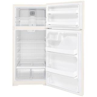 GE 16.6 cu. ft. Top Freezer Refrigerator in Bisque ENERGY STAR GTE17DTNRCC