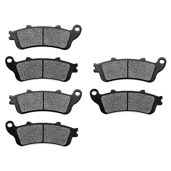 Front Brake Pads Compatible with 2001-2011 Honda GL 1800 1800 A (ABS) Goldwing - Non-Metallic Organic NAO Brake Pads Set