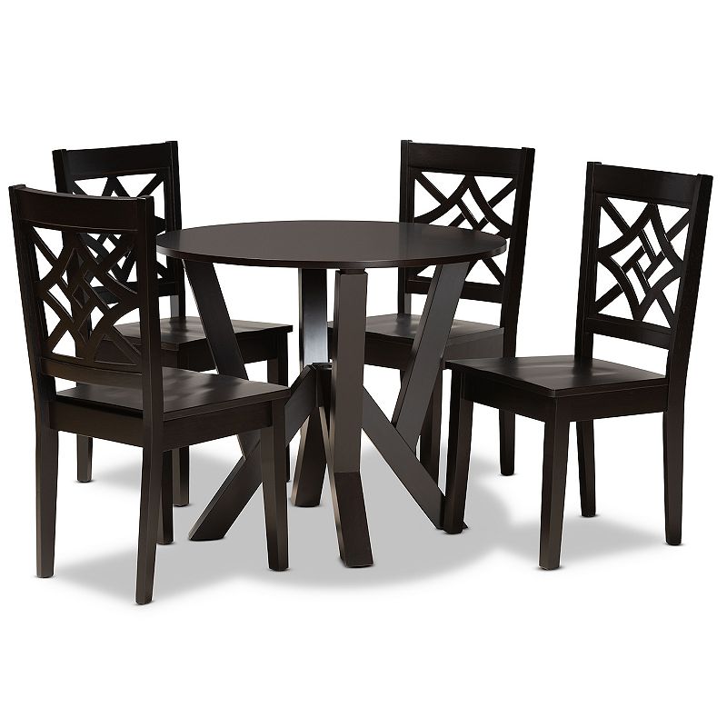 Baxton Studio Kaila Dining 5-piece Set