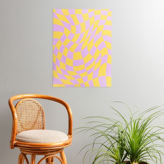 Mariamariacreative Play Checkers Lavender Poster Society6