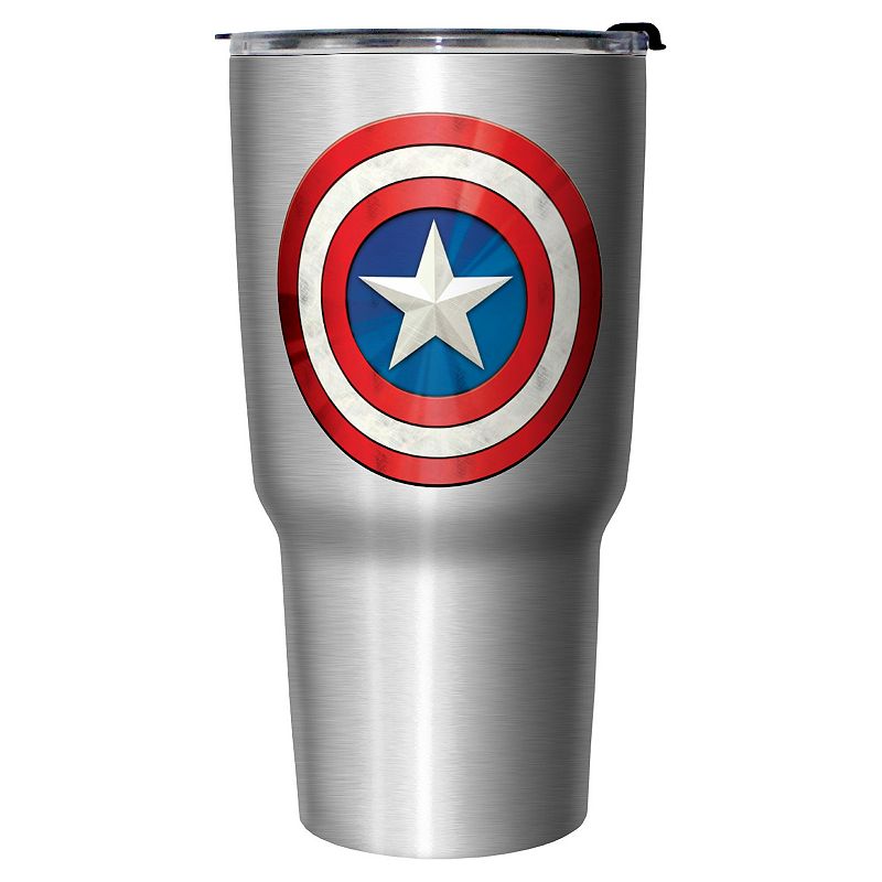 Captain America Shiny Shield 27-oz. Stainless Steel Travel Mug